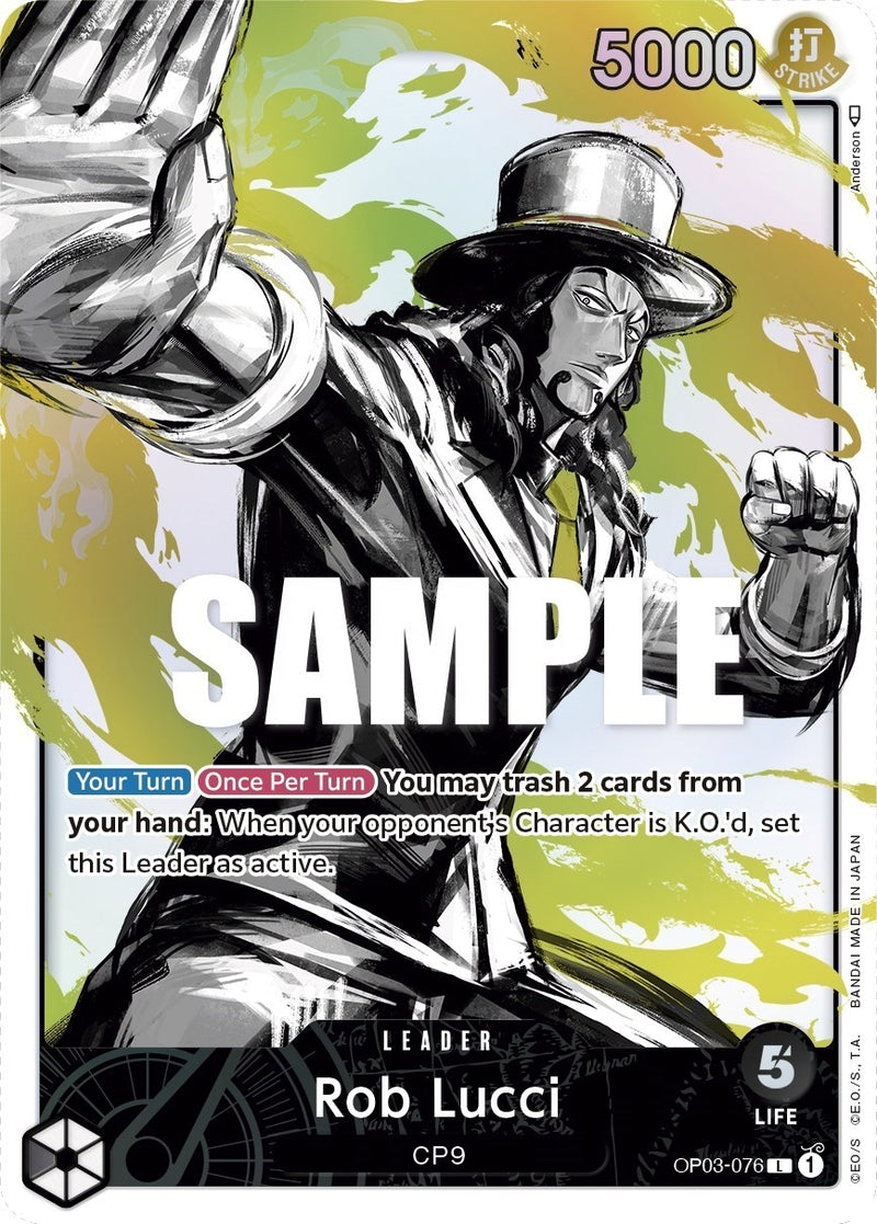 Rob Lucci 076 Alternate Art (OP03-076) [OP03]