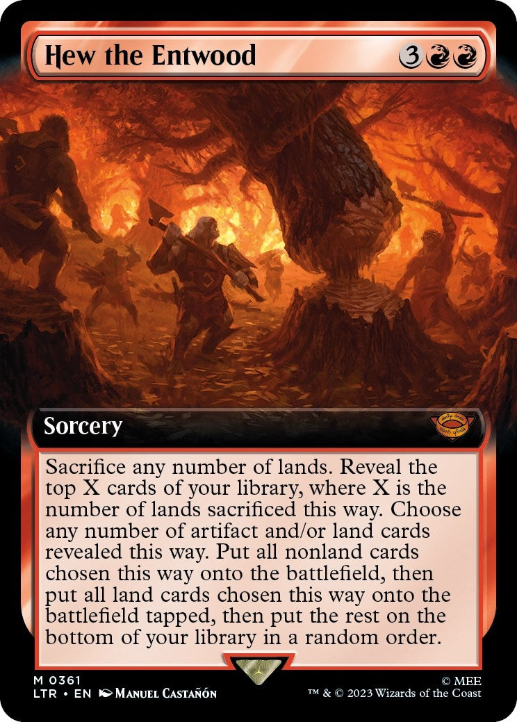 Hew the Entwood Extended Art (361) [LTR]