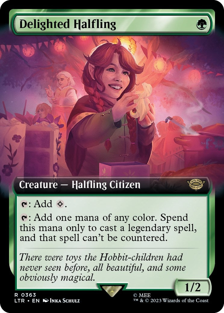 Delighted Halfling Extended Art (363) [LTR]