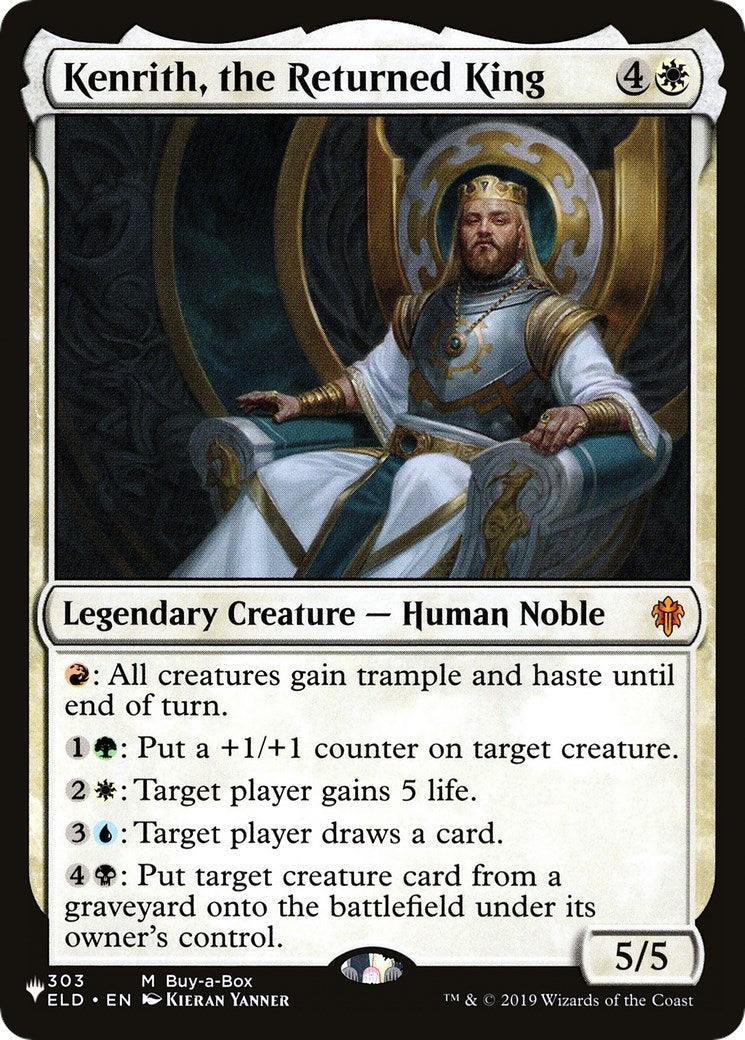 Kenrith the Returned King (303) [LIST]