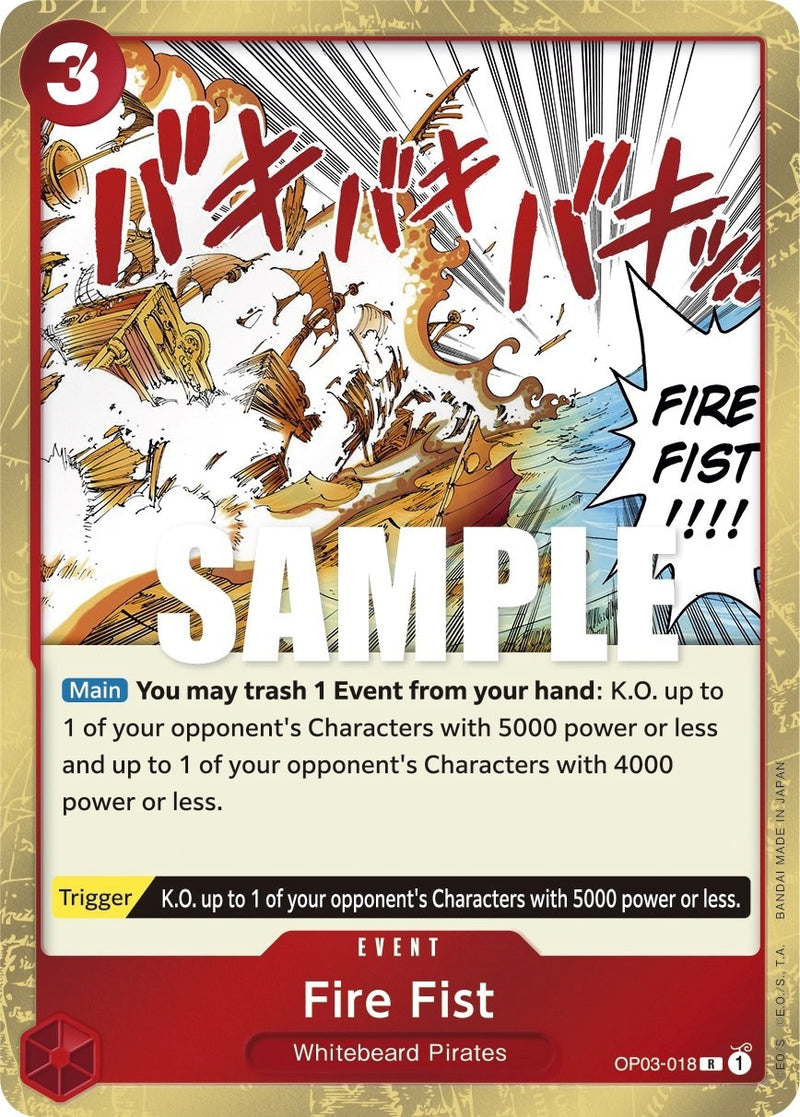 Fire Fist (OP03-018) [OP03]
