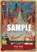 Fire Fist Alternate Art (OP03-018) [OP03]