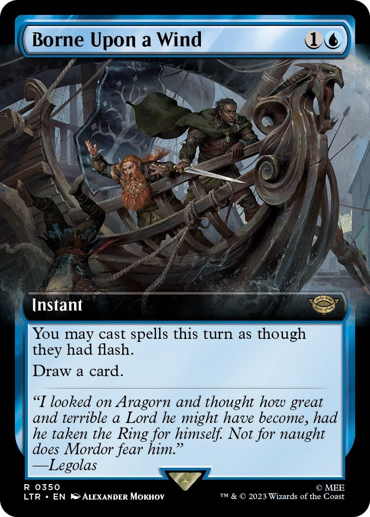 Borne Upon a Wind Extended Art (350) [LTR]