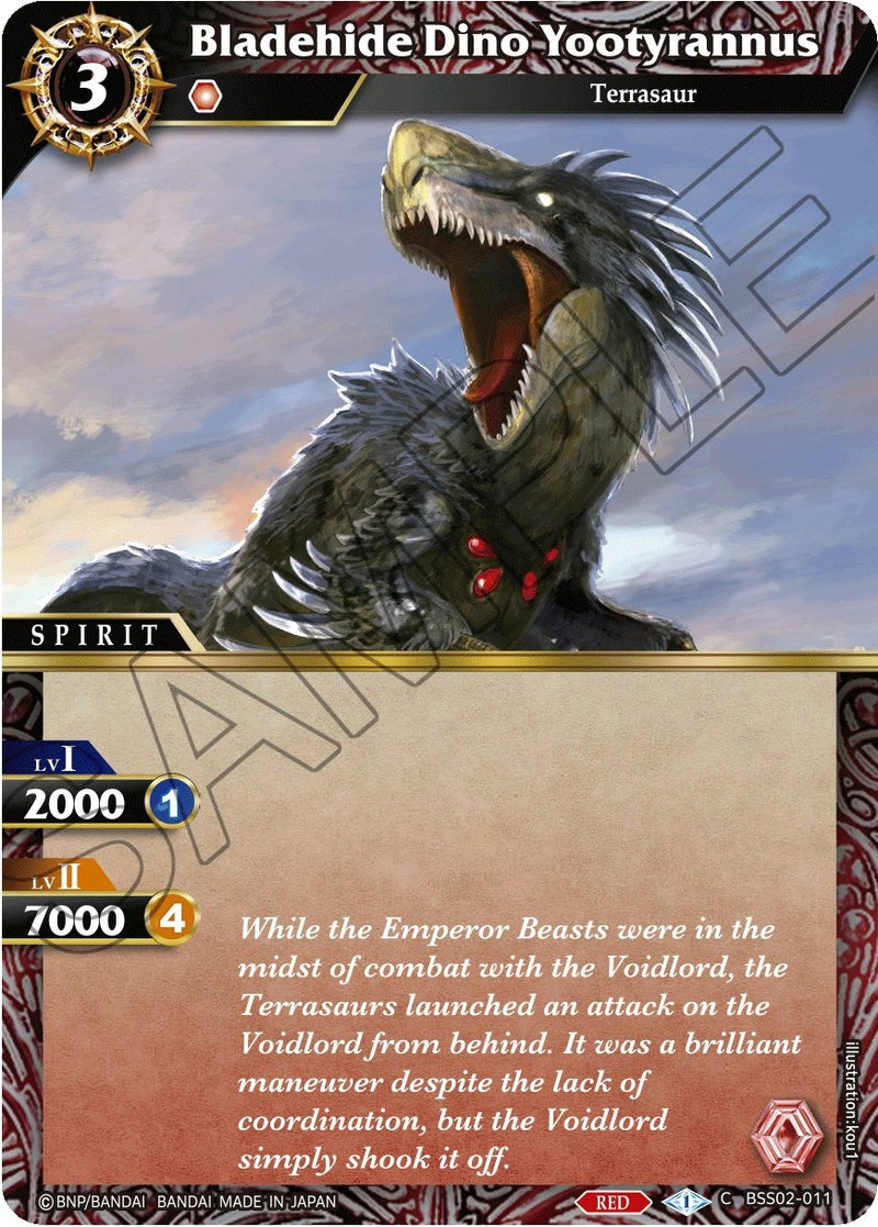 Bladehide Dino Yootyrannus (BSS02-011) [BSS02]