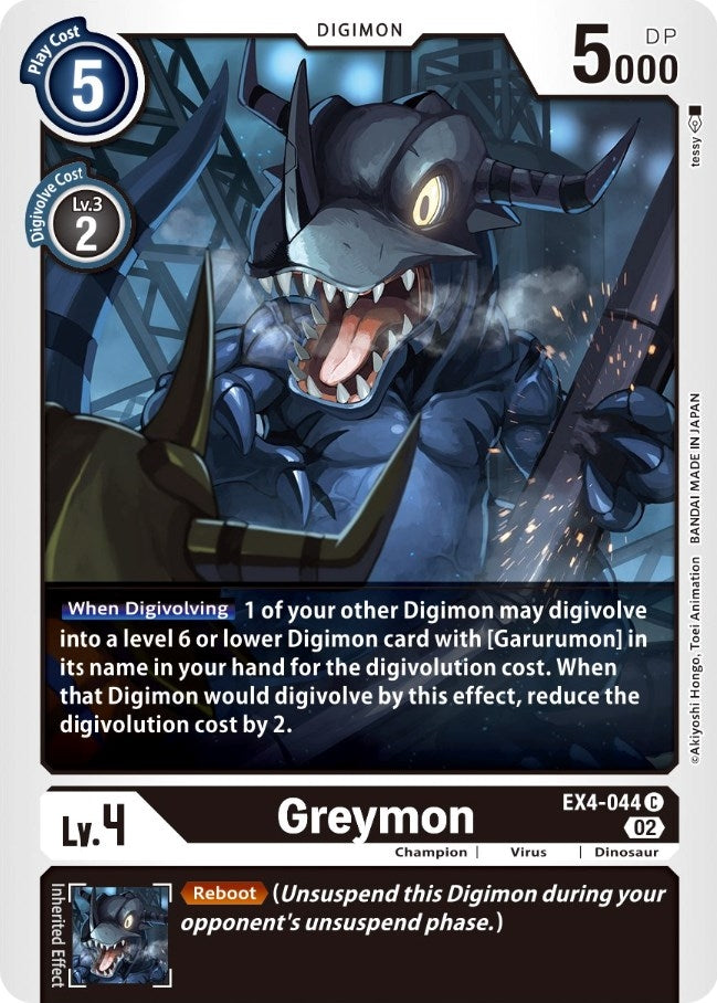 Image for Greymon - EX4-044 [Alternative Being Booster]