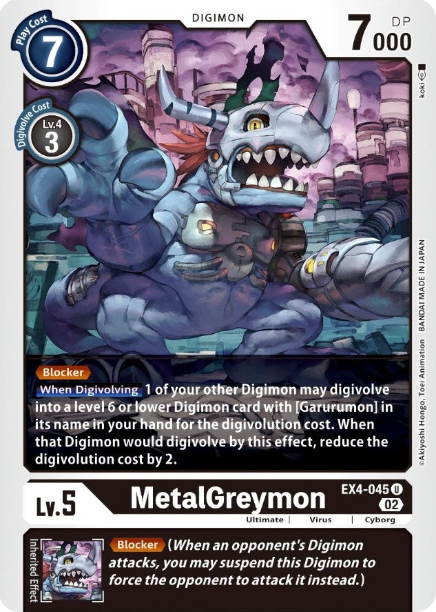Image for MetalGreymon - EX4-045 [Alternative Being Booster]