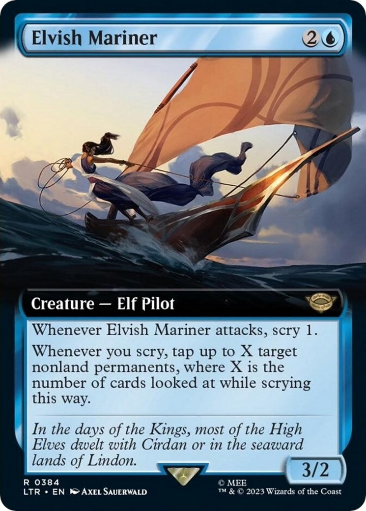 Elvish Mariner Extended Art (384) [LTR]