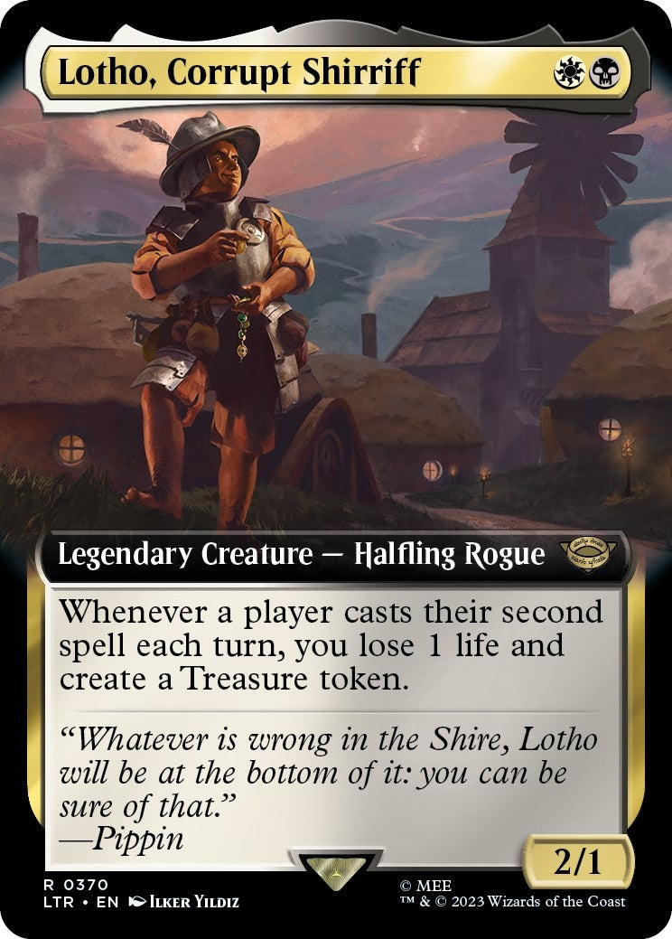 Lotho Corrupt Shirriff Extended Art (370) [LTR]