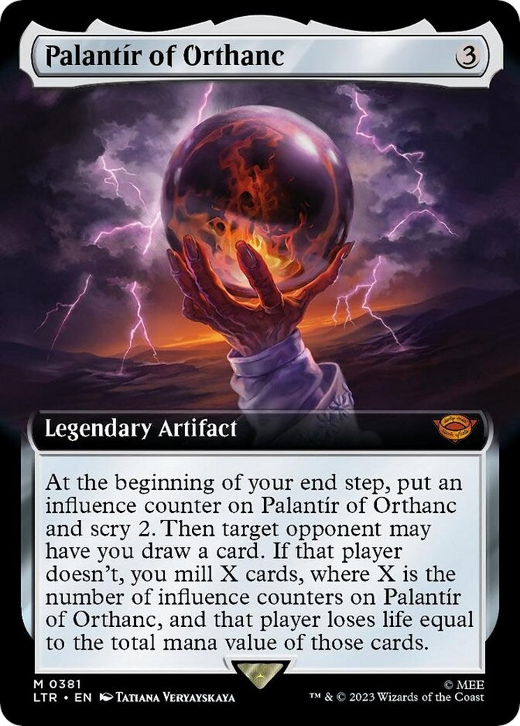 Palantir of Orthanc Extended Art (381) [LTR]