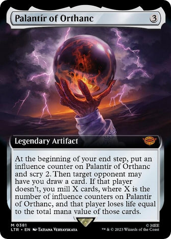 Palantir of Orthanc Extended Art (381) [LTR]