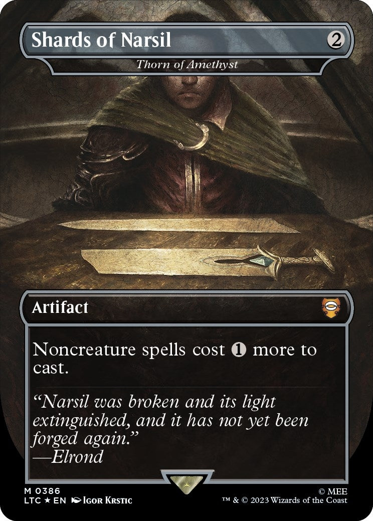 Shards of Narsil Thorn of Amethyst Surge Foil (386) [LTC]