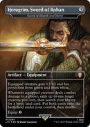 Herugrim, Sword of Rohan - Sword of Hearth and Home (Surge Foil Realms and Relics) [The Lord of the Rings: Tales of Middle-Earth Commander]