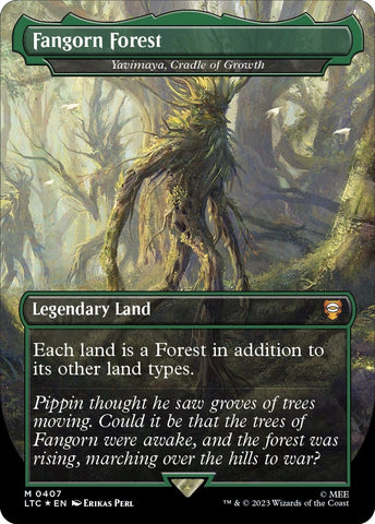 Fangorn Forest Yavimaya Cradle of Growth Surge Foil (407) [LTC]