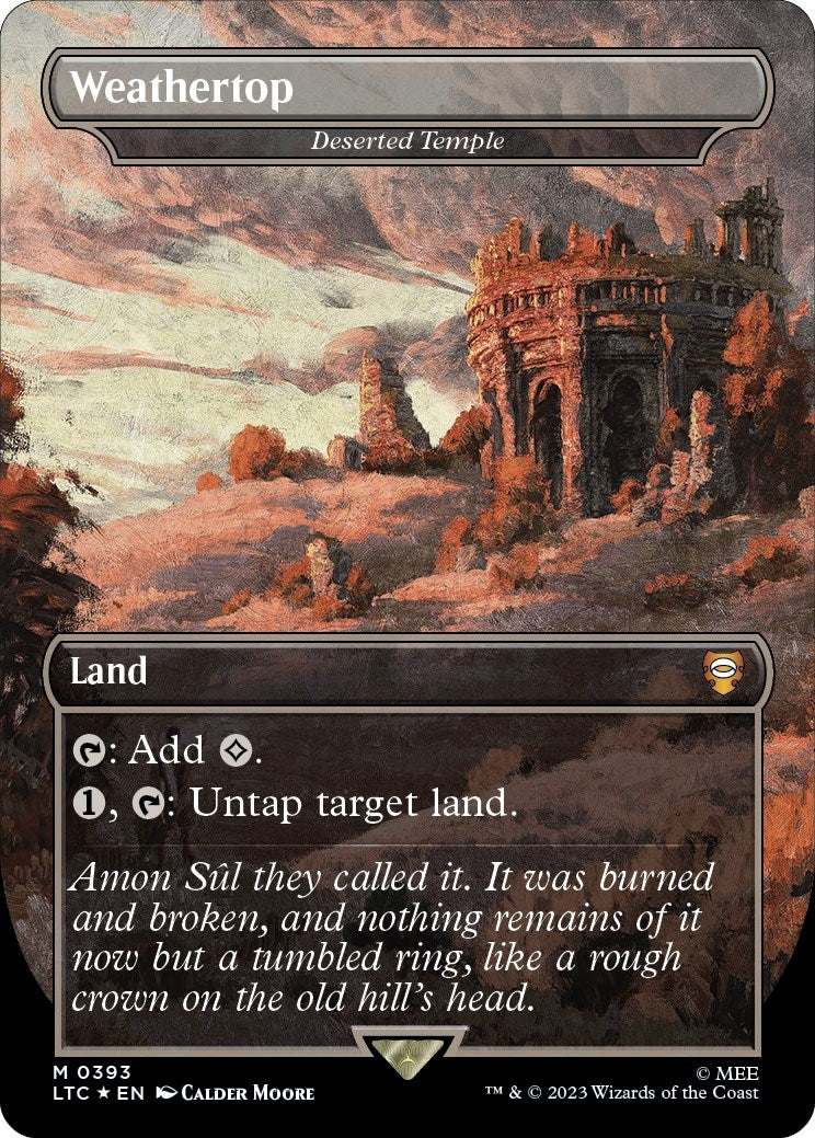 Weathertop Deserted Temple Surge Foil (393) [LTC]