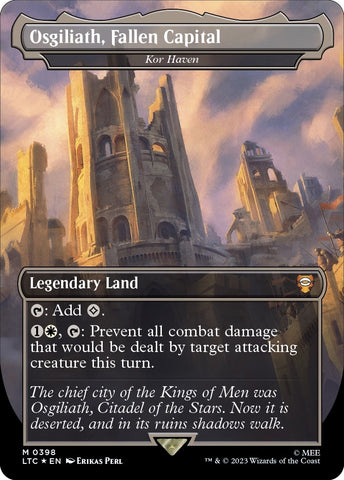 Osgiliath Fallen Capital Kor Haven Surge Foil (398) [LTC]