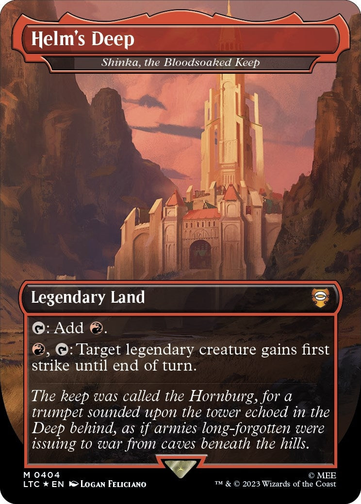 Helms Deep Shinka the Bloodsoaked Keep Surge Foil (404) [LTC]