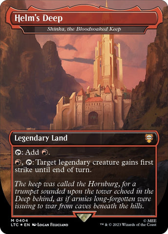 Helms Deep Shinka the Bloodsoaked Keep Surge Foil (404) [LTC]