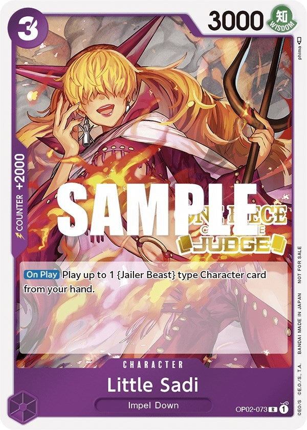 Little Sadi Judge (OP02-073) [OP-PR]
