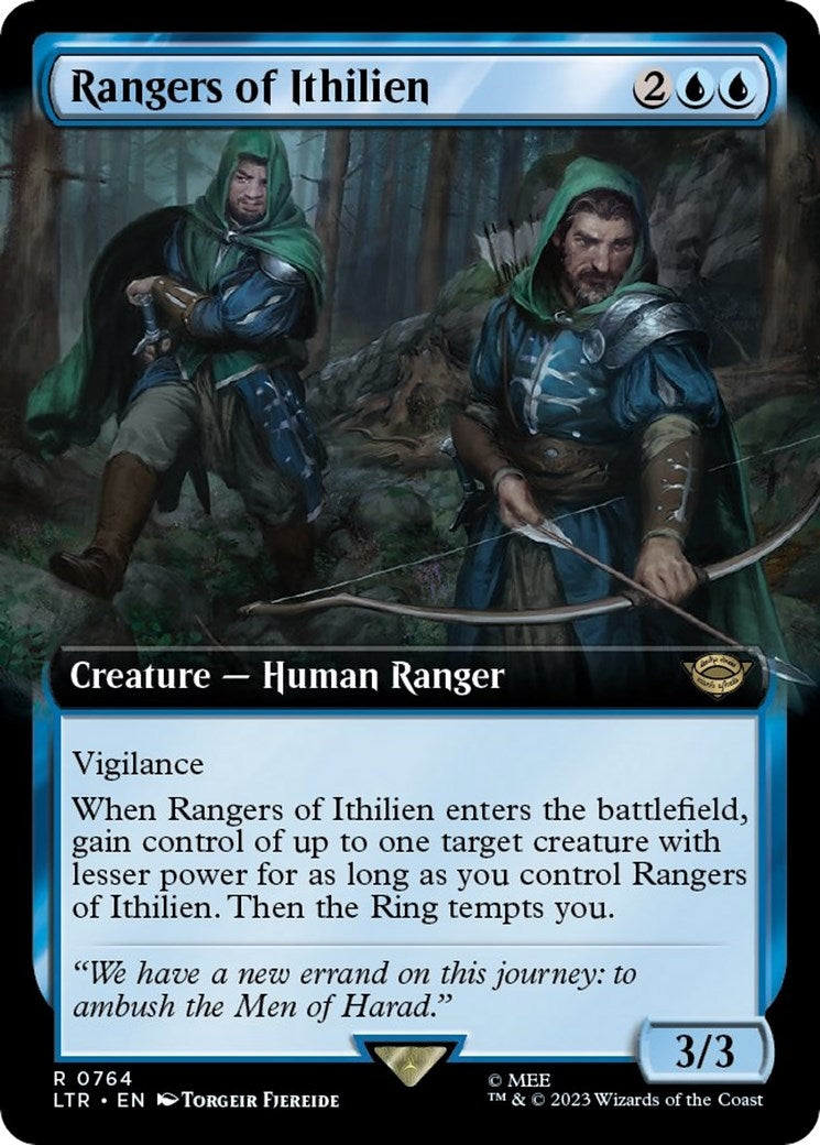 Rangers of Ithilien (Extended Art) (Surge Foil) [The Lord of the Rings: Tales of Middle-Earth]