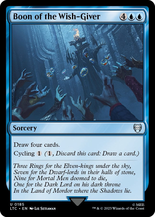 Boon of the Wish Giver (185) [LTC]