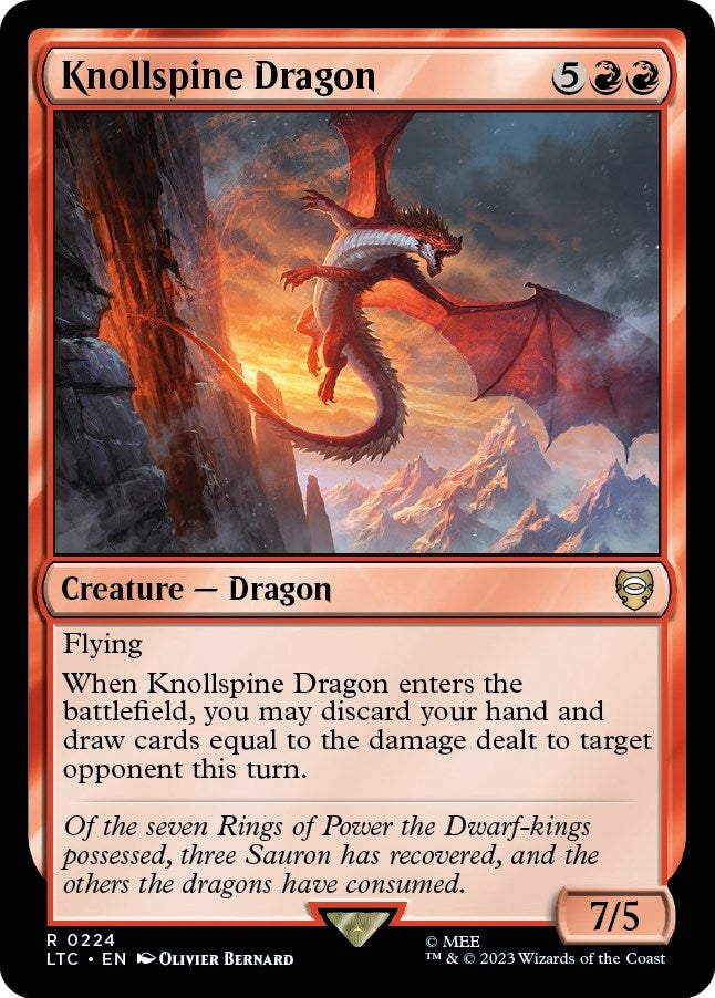Knollspine Dragon (224) [LTC]