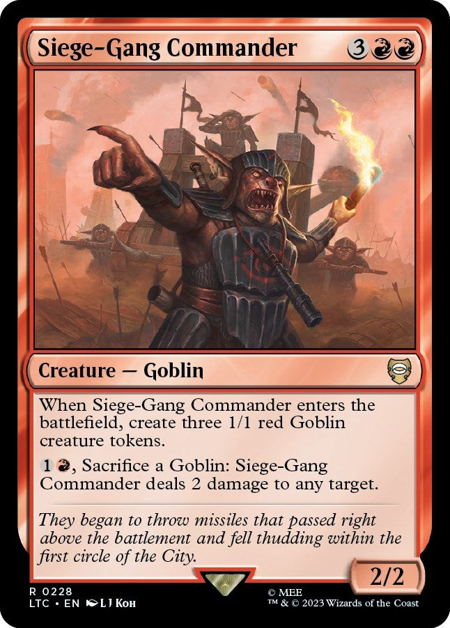 Siege Gang Commander (228) [LTC]