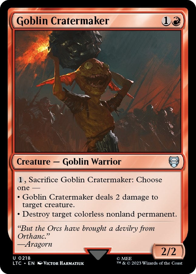 Goblin Cratermaker (218) [LTC]