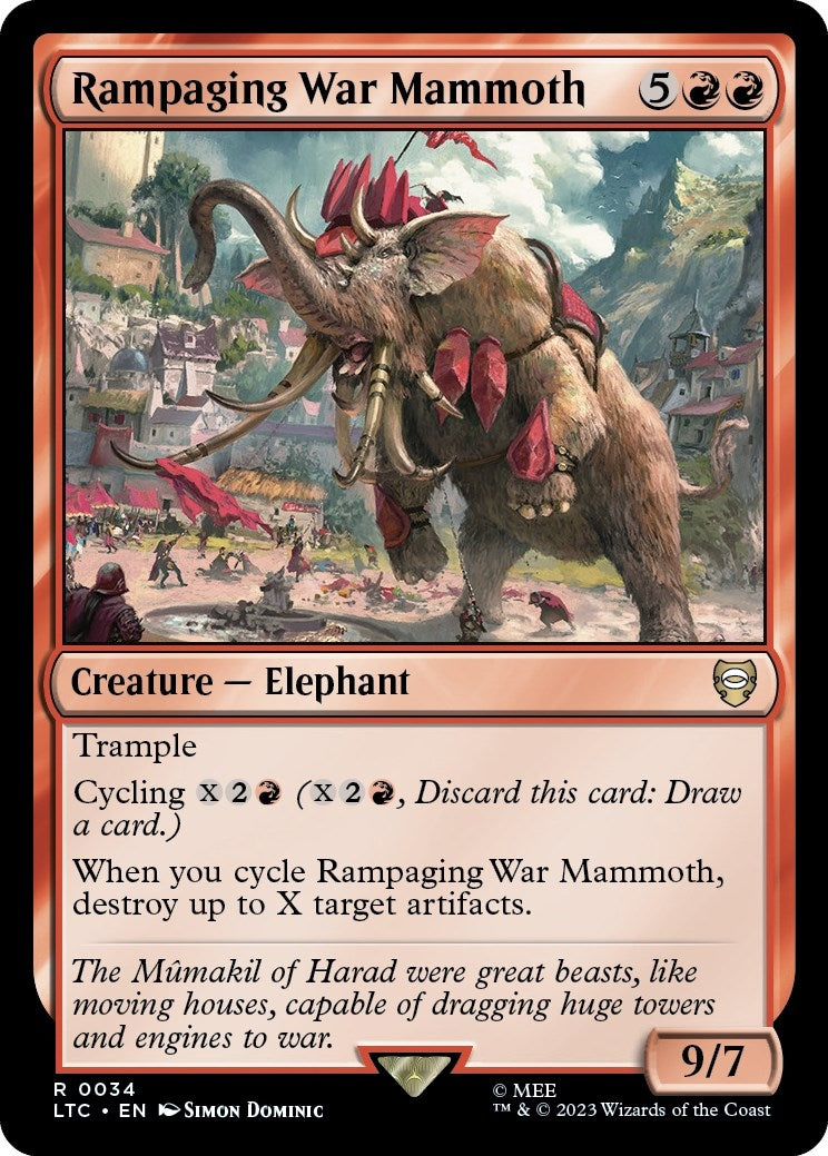 Rampaging War Mammoth (34) [LTC]