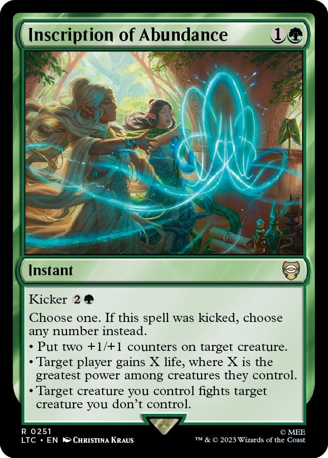 Inscription of Abundance (251) [LTC]