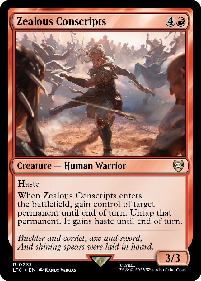 Zealous Conscripts (231) [LTC]