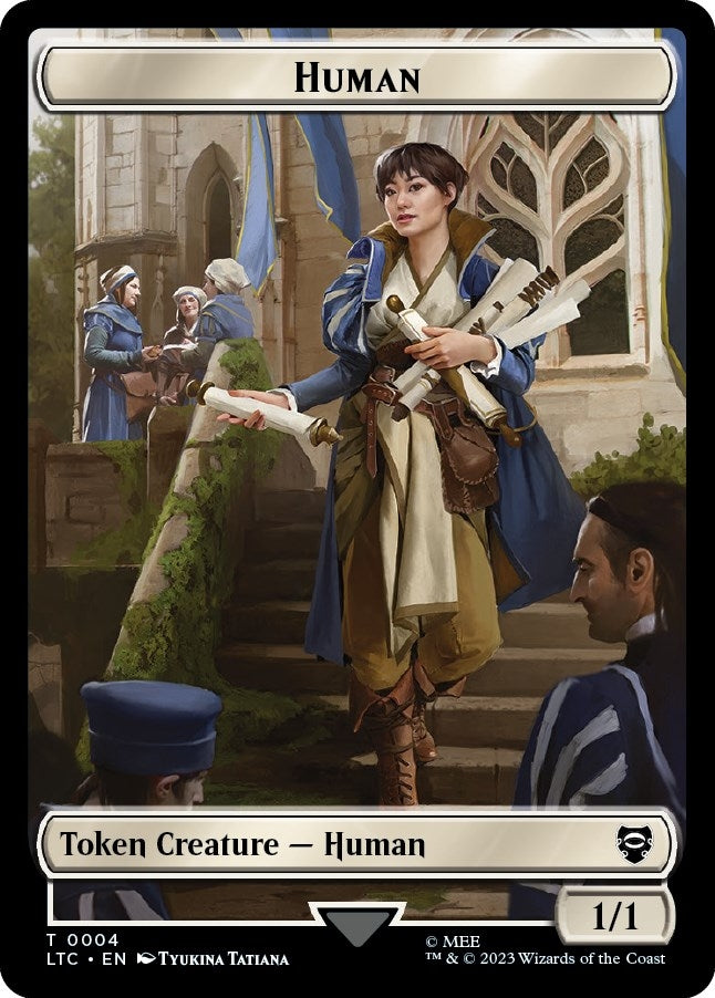 Human Human Soldier 0002 Double Sided Token (4 // 2) [LTC]