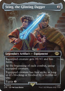 Sting, the Glinting Dagger (Borderless Alternate Art) [The Lord of the Rings: Tales of Middle-Earth]