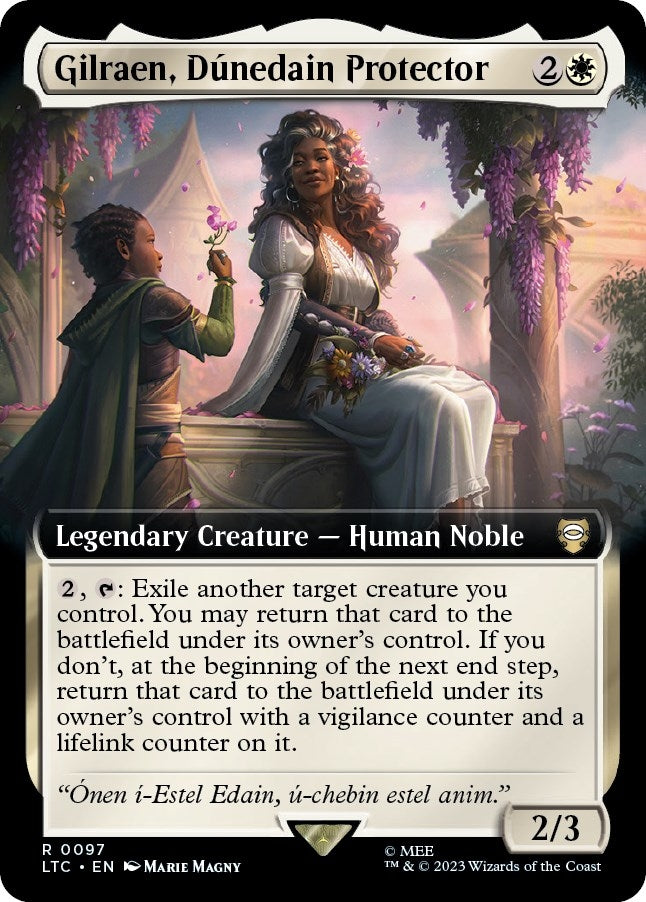Gilraen Dunedain Protector Extended Art (97) [LTC]