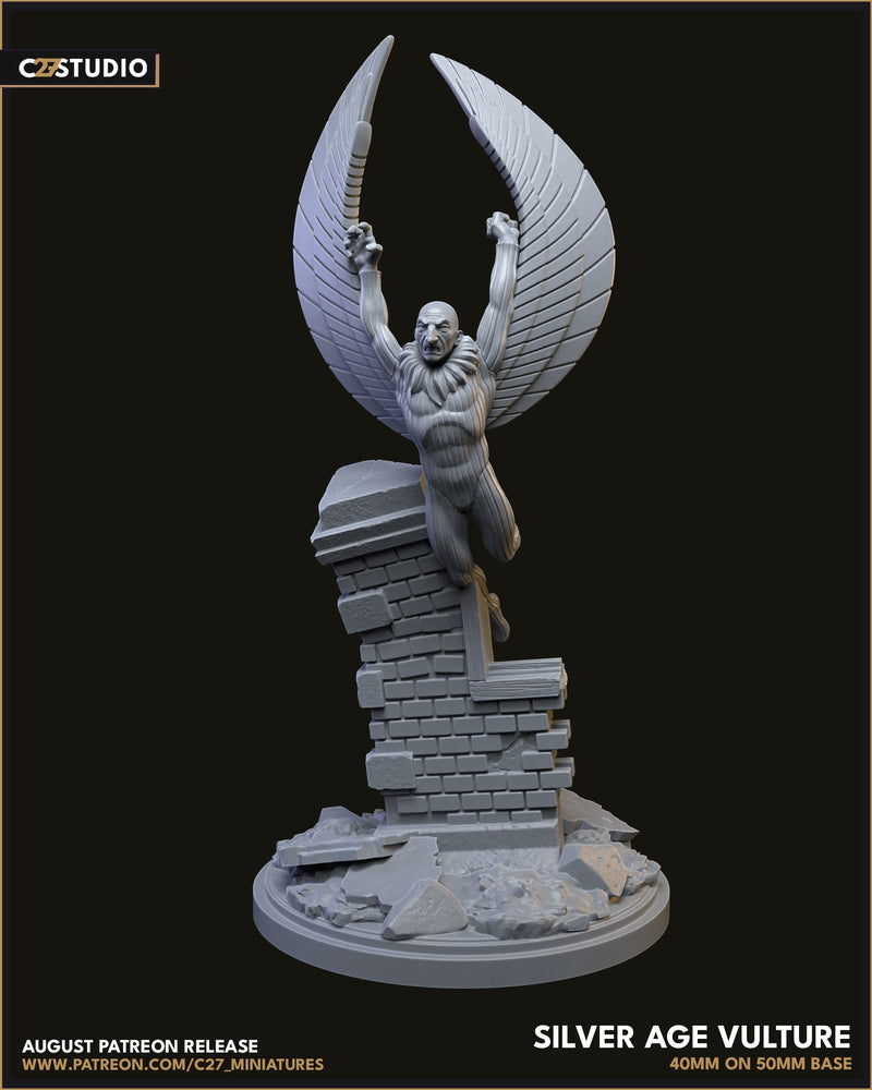 Silver Age Vulture - Marvel MCP-Compatible Resin Miniature