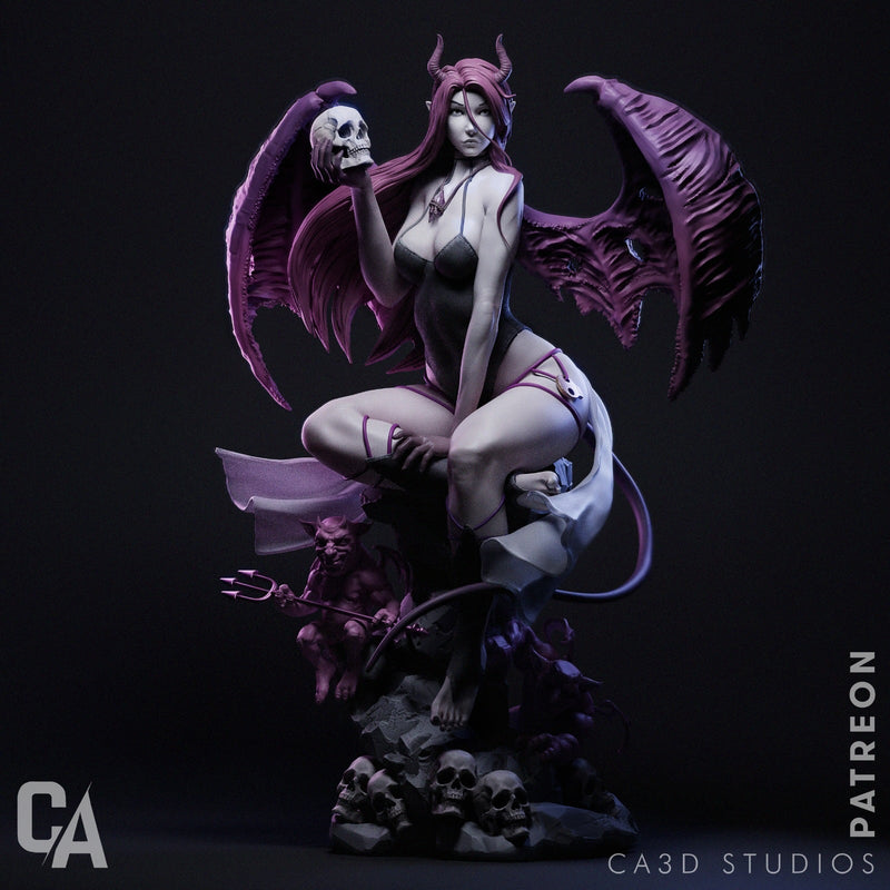 Succubus Resin Statue - view 2