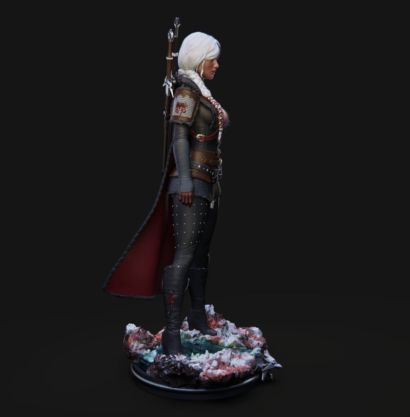 Ciri Resin Statue - view 8