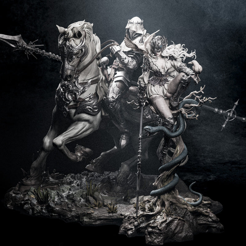 Lenora and Dareios Resin Diorama - view 4
