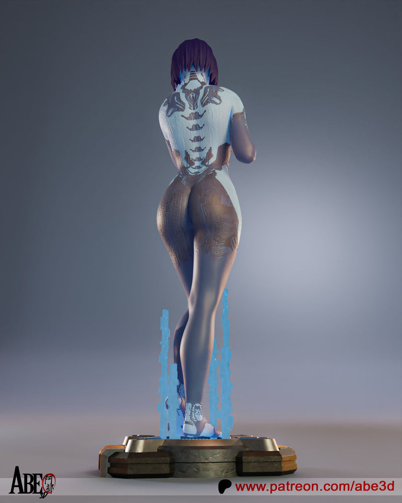 Cortana Resin Statue - view 6