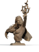 Atom Eve Resin Bust - view 2