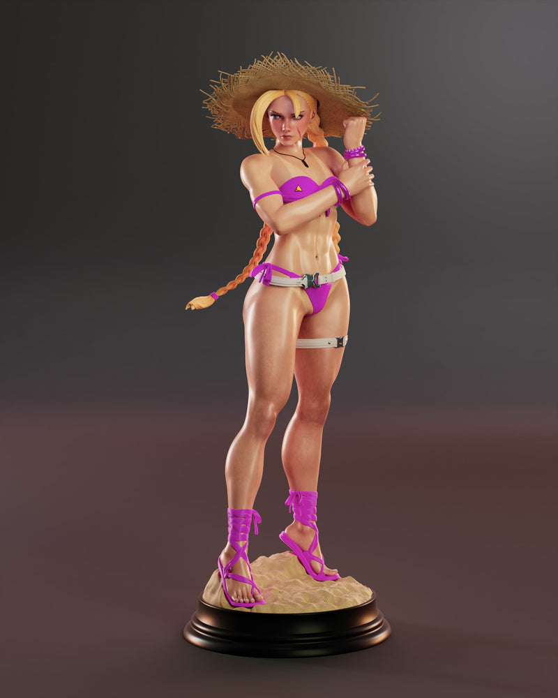 Cammy SF6 CST4 Resin Statue - view 1