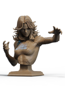 Invisible Woman Resin Bust - Design 1 - view 1