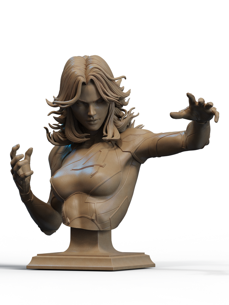 Invisible Woman Resin Bust - Design 1 - view 1