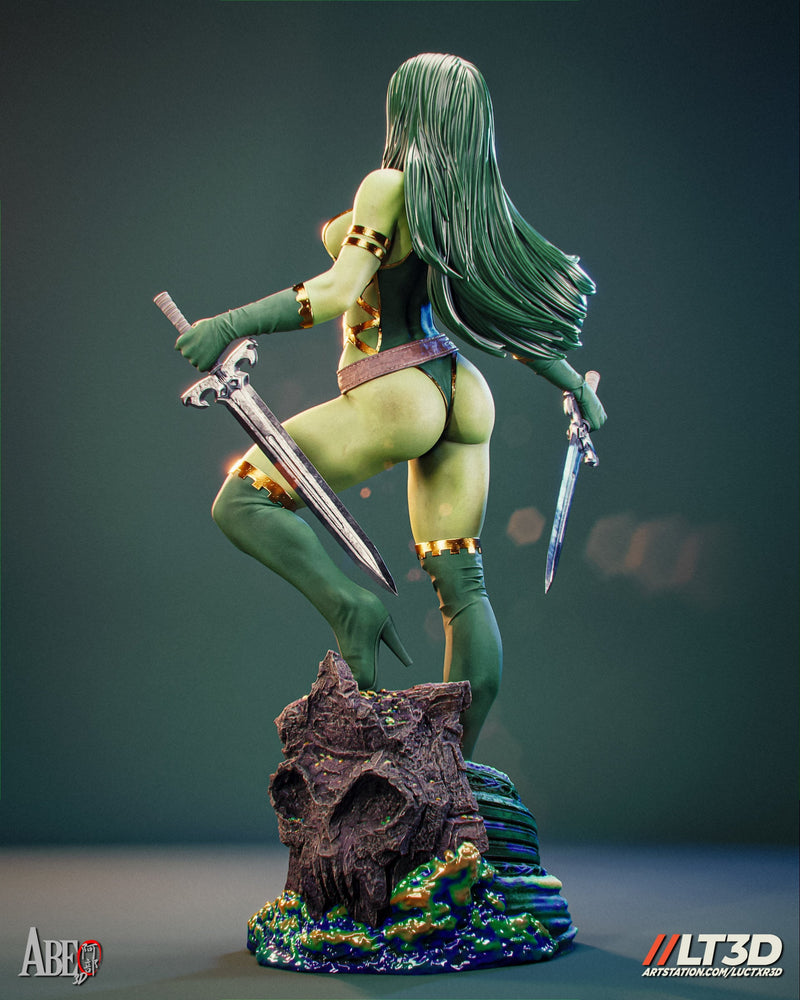 Gamora Resin Statue - view 2