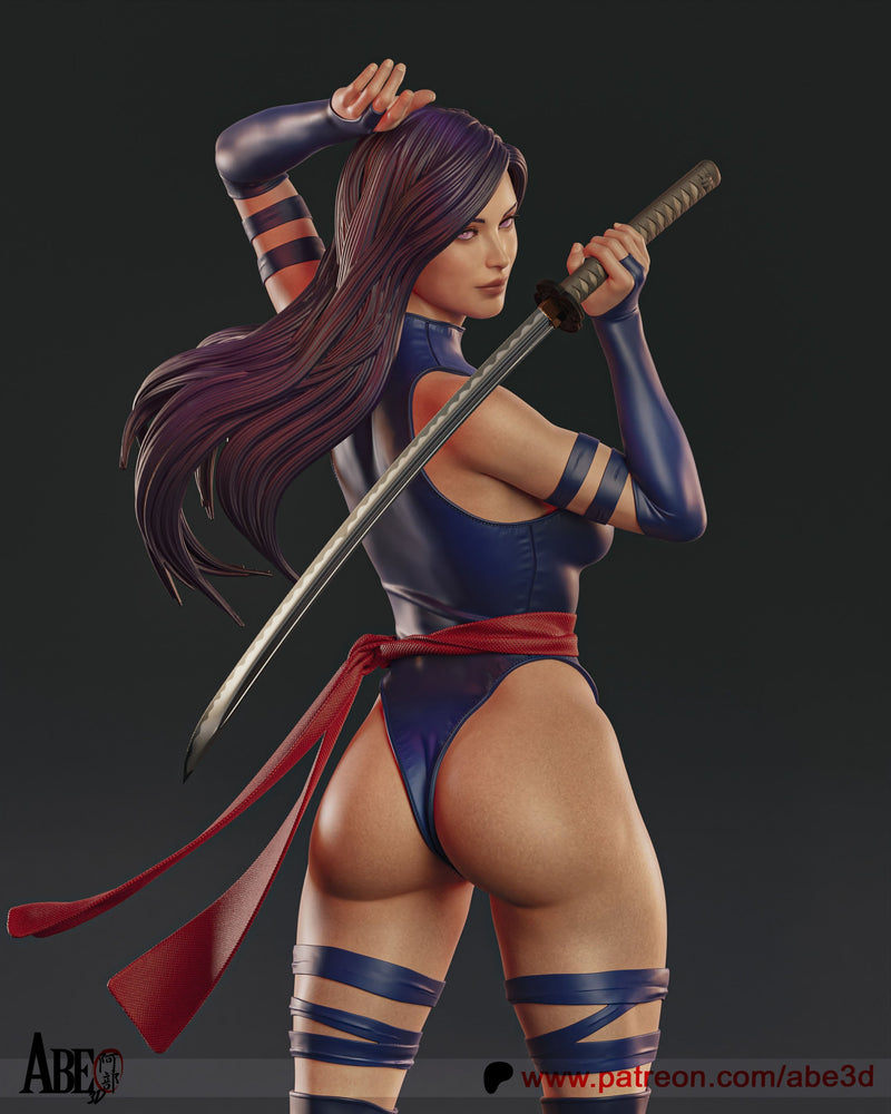 Psylocke V2 Resin Statue - view 2