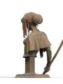 Cyber Samurai Resin Bust - view 3