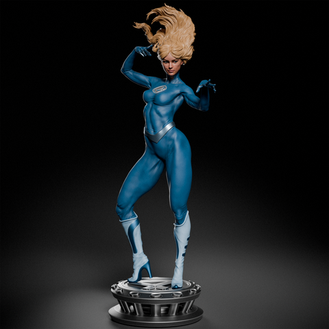 Invisible Woman Resin Statue - Design 2 - view 1