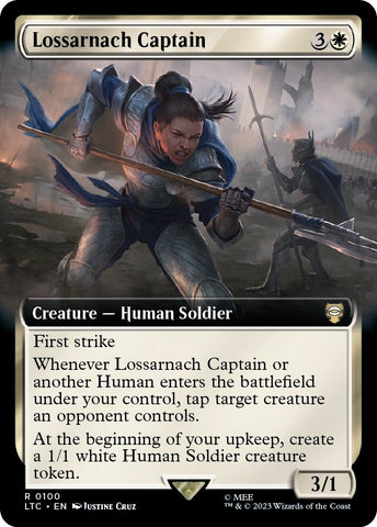 Lossarnach Captain Extended Art (100) [LTC]