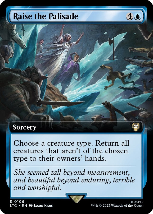 Raise the Palisade Extended Art (106) [LTC]