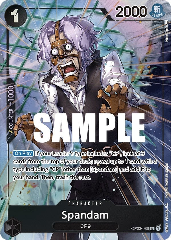 Spandam (Alternate Art) (OP03-086) [OP03]