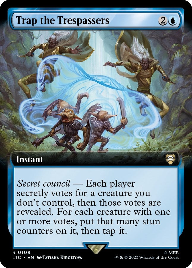Trap the Trespassers Extended Art (108) [LTC]
